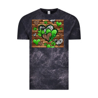 Cloud Black St. Patrick's Day hearts Vintage Tee - Jasminsmagicworld