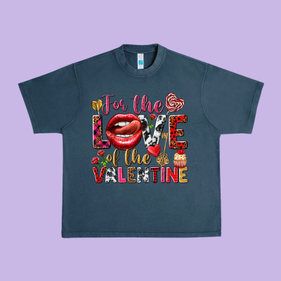 For The Love Of The Valentine Urban Heavy Tee Designed By Howdyjamesfarm