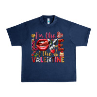 Navy For the love of the Valentine Urban Heavy Tee - HowdyJamesFarm