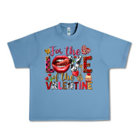 Pebble Blue For the love of the Valentine Urban Heavy Tee - HowdyJamesFarm