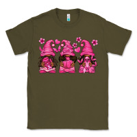 Army Green breast cancer afro gnomies Classic Tee - texasbilliewilder