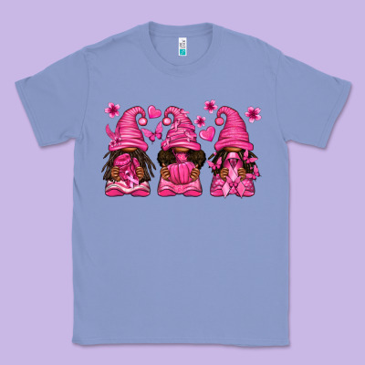Breast Cancer Afro Gnomies Classic Tee Designed By Texasbilliewilder