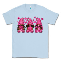 Dusty Blue breast cancer afro gnomies Classic Tee - texasbilliewilder