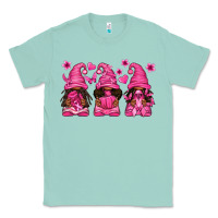 Seafoam breast cancer afro gnomies Classic Tee - texasbilliewilder