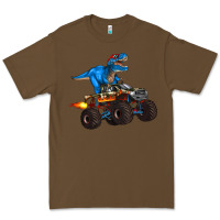 Cacao monster truck and  t rex dinosaur Premium Tee - Artiststas