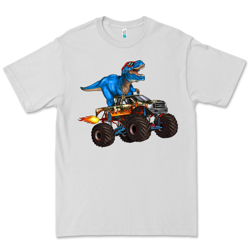 Monster Truck And  T Rex Dinosaur Premium Tee by Artiststas | Teevron