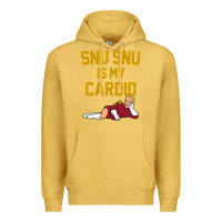 Antique Gold Futurama Snu Snu Is My Cardio GIFT Premium Hoodie - lanVoArt