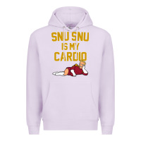 Lilac Futurama Snu Snu Is My Cardio GIFT Premium Hoodie - lanVoArt