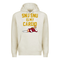 Oatmeal Heather Futurama Snu Snu Is My Cardio GIFT Premium Hoodie - lanVoArt