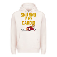 Pale Pink Futurama Snu Snu Is My Cardio GIFT Premium Hoodie - lanVoArt