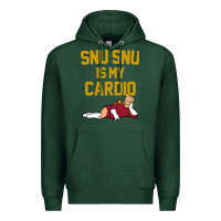 Sports Green Futurama Snu Snu Is My Cardio GIFT Premium Hoodie - lanVoArt