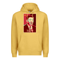 Antique Gold chairman xi jinping chinese communist party president china patriotic Premium Hoodie - lanVoArt
