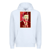 White chairman xi jinping chinese communist party president china patriotic Premium Hoodie - lanVoArt