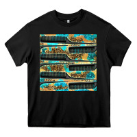 Black Hairdresser Parting Comb With Leopard And Glitter Seamless Pattern Bbs Heavy Core Tee - BundleAndBundleShop