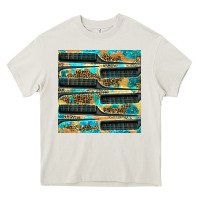Cream Hairdresser Parting Comb With Leopard And Glitter Seamless Pattern Bbs Heavy Core Tee - BundleAndBundleShop