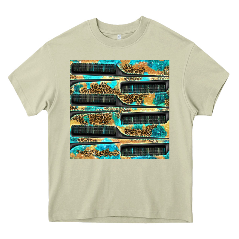 Hairdresser Parting Comb With Leopard And Glitter Seamless Pattern Bbs Heavy Core Tee by BundleAndBundleShop | Teevron