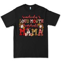 Black somebody's loud mouth baseball mama Premium Tee - Jasminsmagicworld