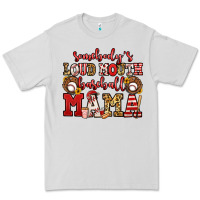Dove Grey somebody's loud mouth baseball mama Premium Tee - Jasminsmagicworld