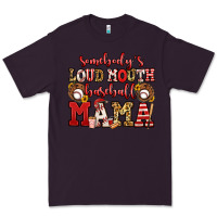Plum somebody's loud mouth baseball mama Premium Tee - Jasminsmagicworld