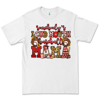 White somebody's loud mouth baseball mama Premium Tee - Jasminsmagicworld