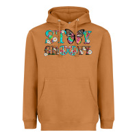 Meerkat stay groovy with butterfly peace sign and flowers Heavyweight Hoodie - Artiststas