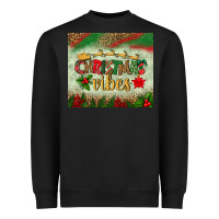 Black christmas vibes tumbler Heavyweight Sweatshirt - BundleAndBundleShop