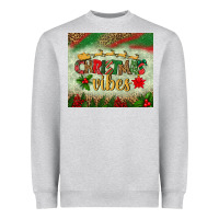 Heather Grey christmas vibes tumbler Heavyweight Sweatshirt - BundleAndBundleShop