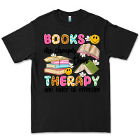 Black books are cheaper than therapy and twice as effective Premium Tee - Artiststas