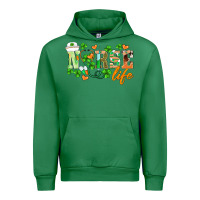Emerald st.patricks nurse life Urban Hoodie - BarkalooDesign