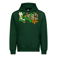 Forest Green st.patricks nurse life Urban Hoodie - BarkalooDesign