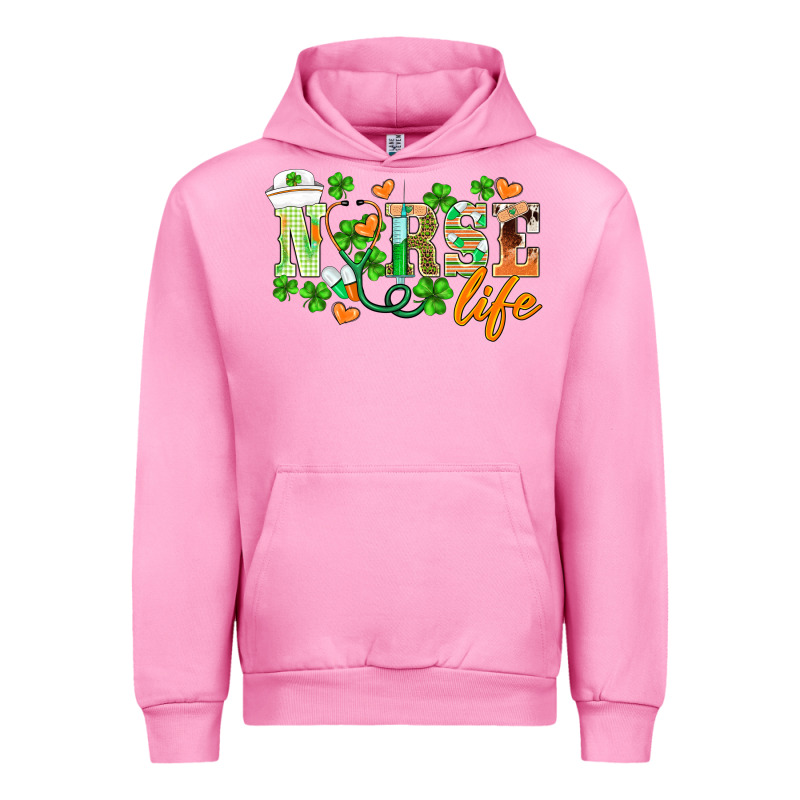 St.patricks Nurse Life Urban Hoodie by BarkalooDesign | Teevron