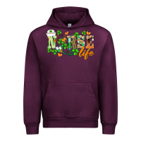 Mauve Wine st.patricks nurse life Urban Hoodie - BarkalooDesign