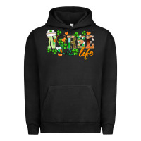 Pigment Black st.patricks nurse life Urban Hoodie - BarkalooDesign