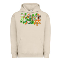 Pigment French Oak st.patricks nurse life Urban Hoodie - BarkalooDesign