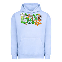 Pigment Grape Ice st.patricks nurse life Urban Hoodie - BarkalooDesign