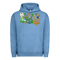 Pigment Pebble Blue st.patricks nurse life Urban Hoodie - BarkalooDesign
