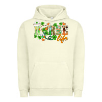 Pigment Pistachio st.patricks nurse life Urban Hoodie - BarkalooDesign