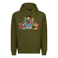 Army Green Paw GIFT Patrol  11 Premium Hoodie - lanVoArt