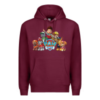 Burgundy Paw GIFT Patrol  11 Premium Hoodie - lanVoArt