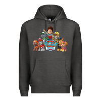 Charcoal Heather Paw GIFT Patrol  11 Premium Hoodie - lanVoArt