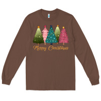 Chestnut merry christmas trees Long Sleeve Tee - CowGirlArtShop