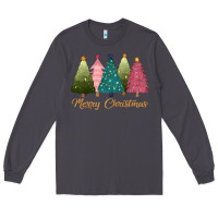 Smoke merry christmas trees Long Sleeve Tee - CowGirlArtShop