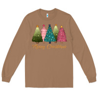 Toasted Coconut merry christmas trees Long Sleeve Tee - CowGirlArtShop