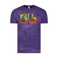 Cloud Purple Fall sweet Fall Vintage Tee - NancyCooperArtShop
