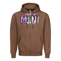 Chestnut easter day mini Zipper Hoodie - CowhideDigitalArt
