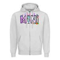 Dove Grey easter day mini Zipper Hoodie - CowhideDigitalArt
