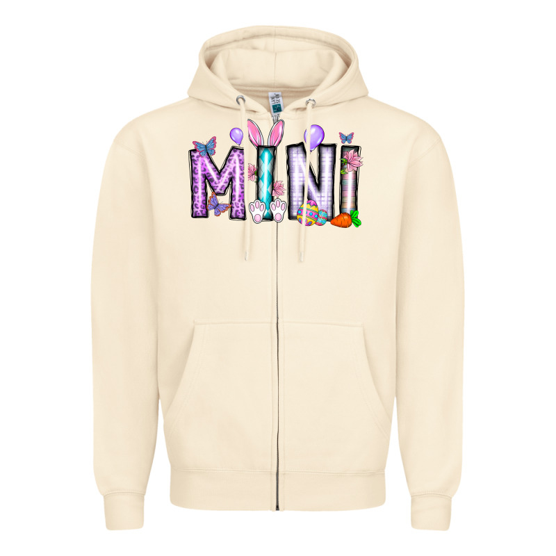 Easter Day Mini Zipper Hoodie by CowhideDigitalArt | Teevron