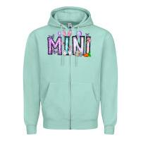 Seafoam easter day mini Zipper Hoodie - CowhideDigitalArt