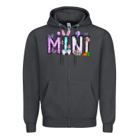 Smoke easter day mini Zipper Hoodie - CowhideDigitalArt
