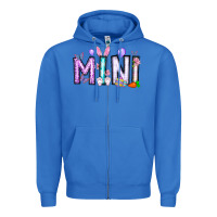True Royal easter day mini Zipper Hoodie - CowhideDigitalArt